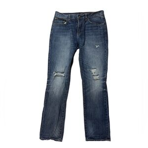 JCrew Men's Blue Distressed Jeans